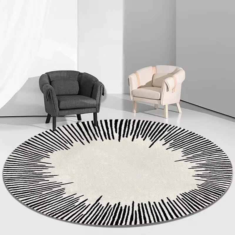 Organic Round Decorative Rug – Skadi