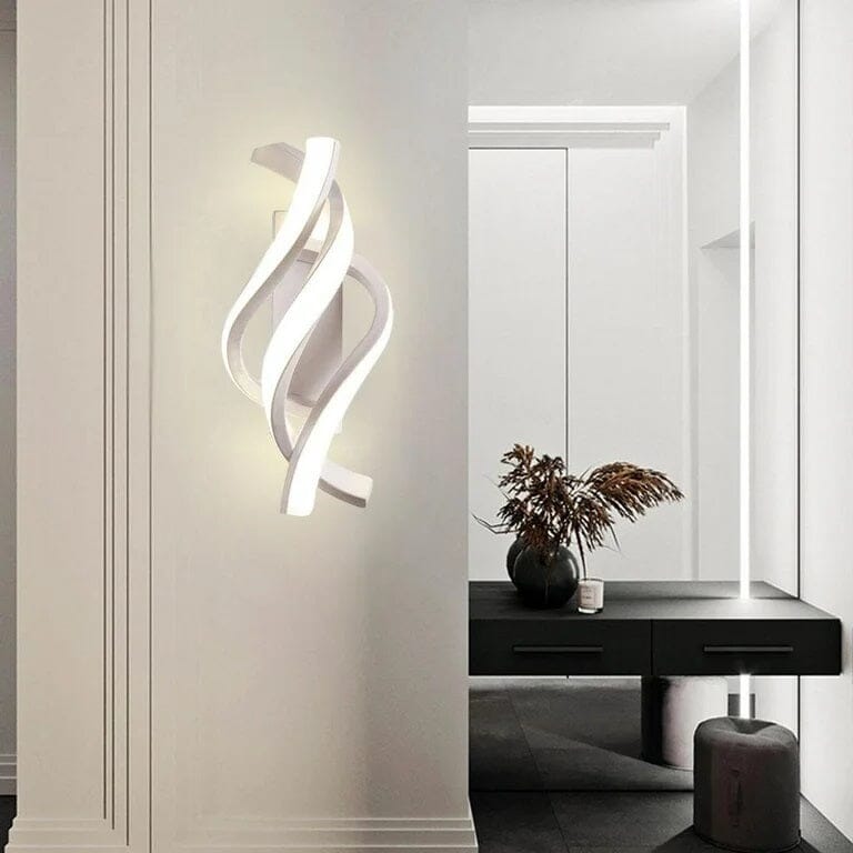 Triple Spiral LED Wall Lamp