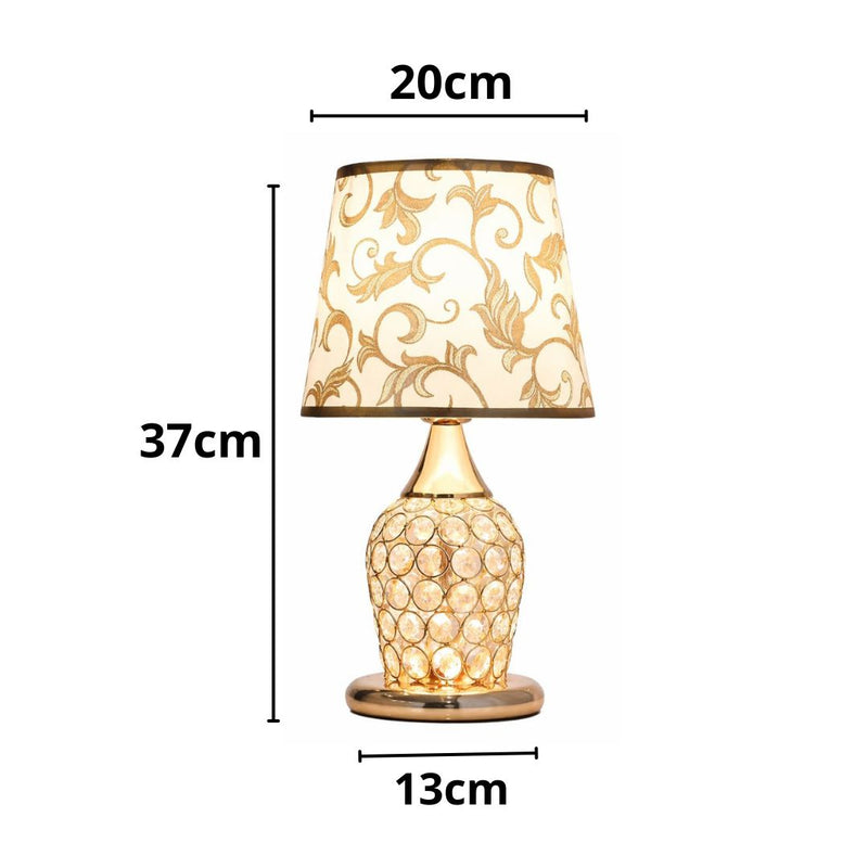 Classic Elegance Crystal Table Lamp