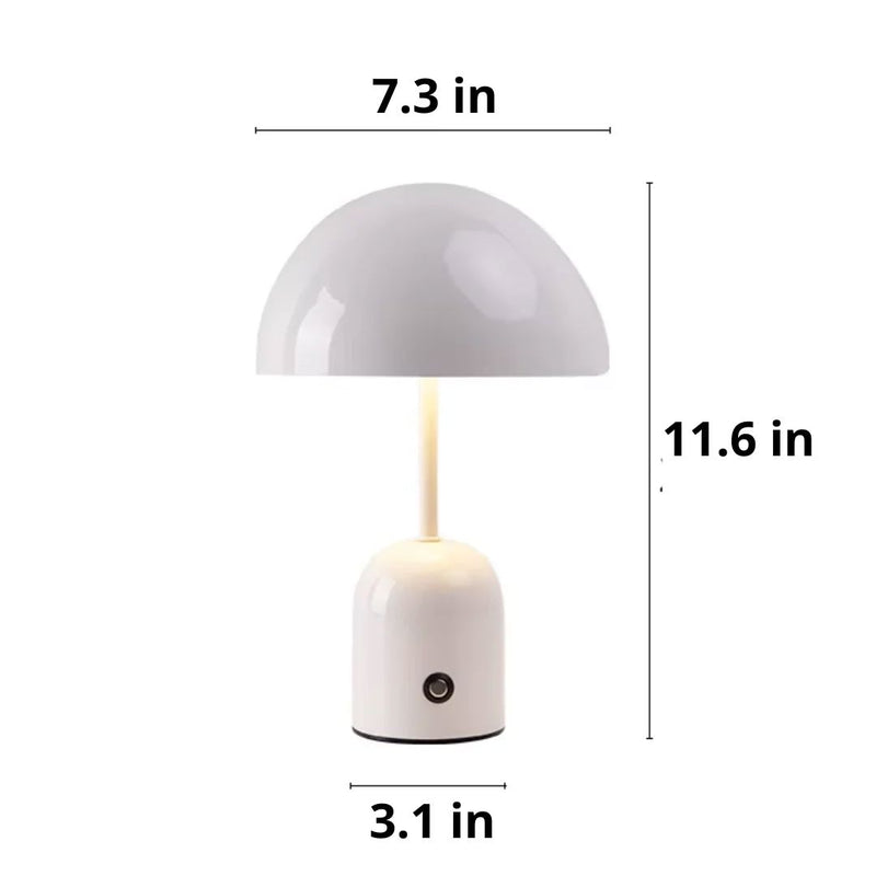 Bell Lumine Touch Table Lamp – 12” Modern Desk & Bedside Light