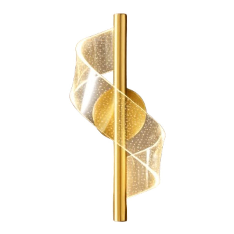 Acrylic Spiral Wall Lamp – Modern LED Decorative Sconce