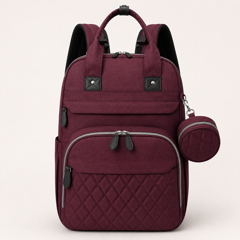 Diaper Bag Backpack Baby Essentials Travel Tote Multifunction Waterproof with Changing Station Pad Stroller Straps Big for Mommys and daddys