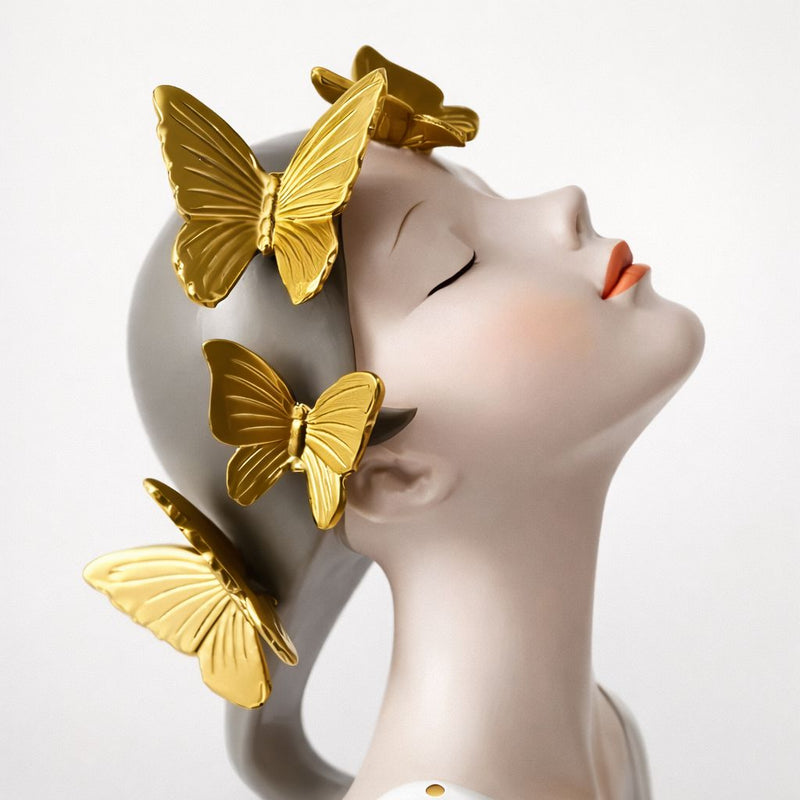 Bella Butterfly Doll Sculpture in Polka Dots (Limited Edition)