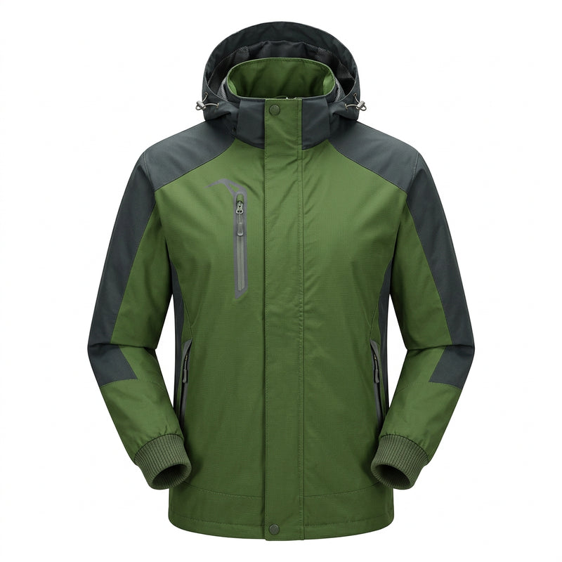 Men’s Outdoor Jacket – Waterproof, Windproof & Hiking Ready