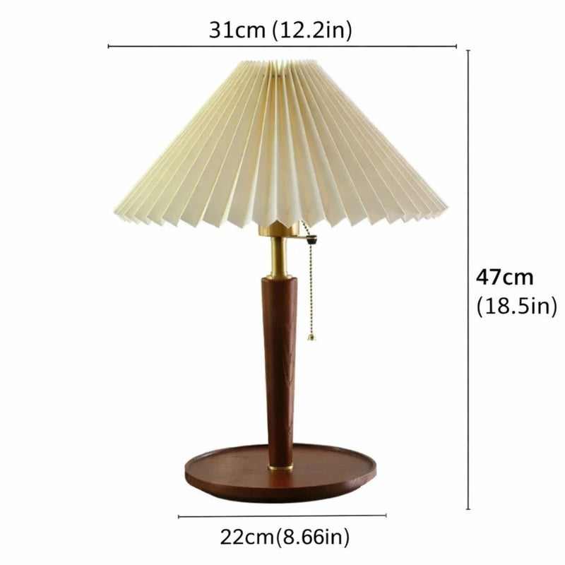 Retro Vienna Pleated Table Lamp