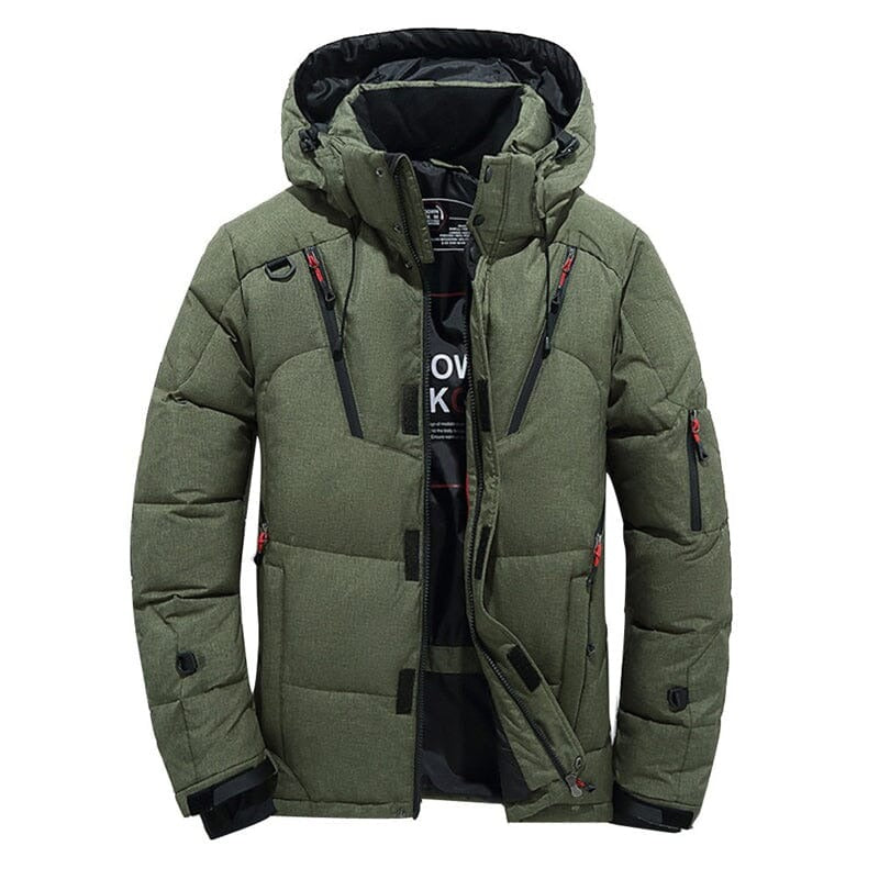 Men's Thermal Winter Jacket with Hood