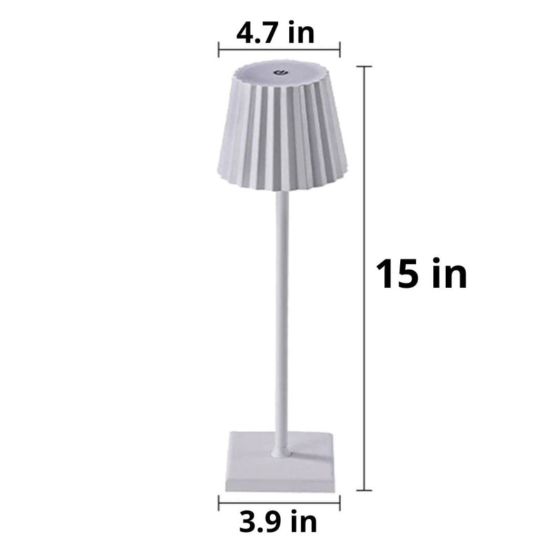 Aurora Touch Table Lamp – Earth Edition 15” Wireless Bedside Light