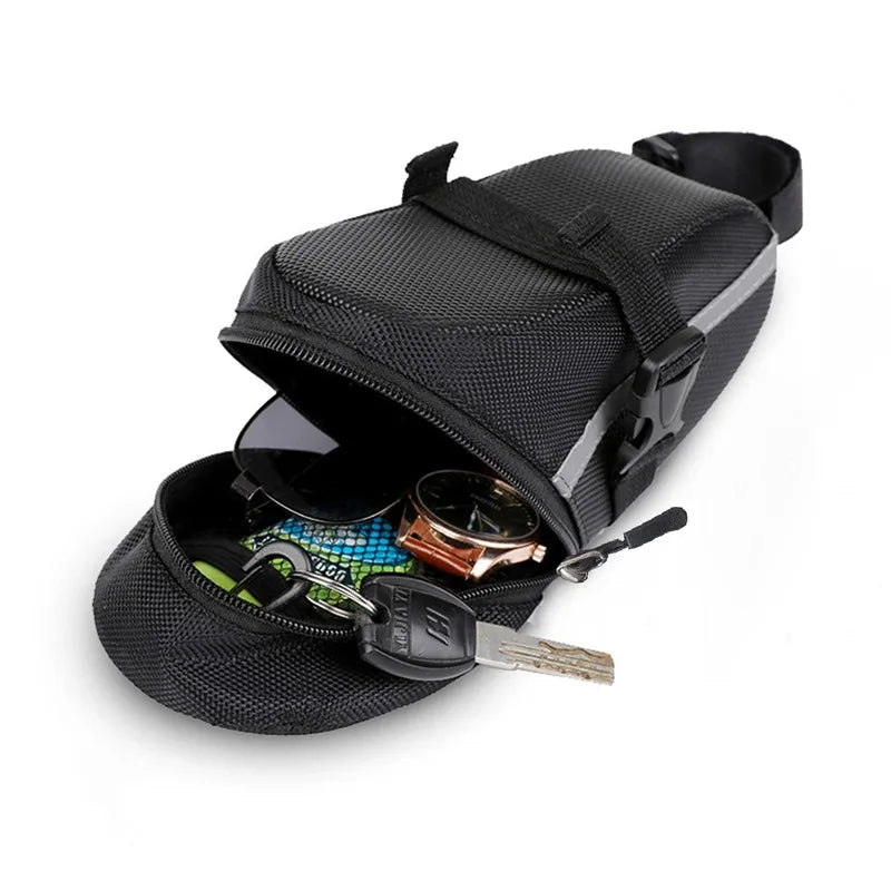 Waterproof Bike Saddle Bag – Compact & Durable