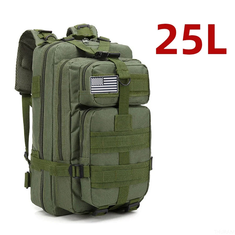 Waterproof Tactical Outdoor Backpack – 25L/50L