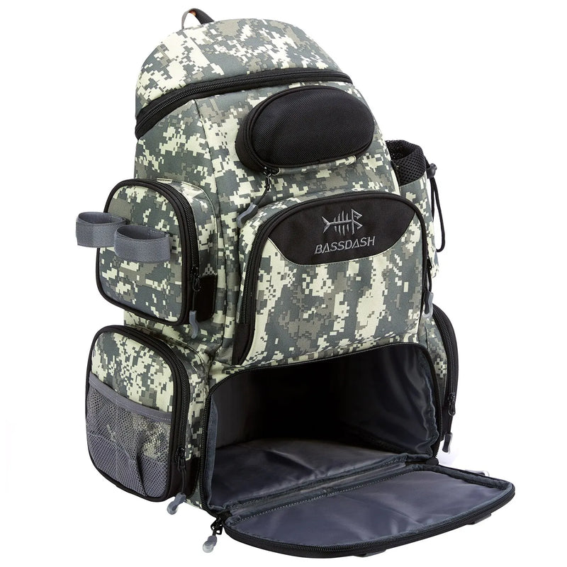 Bassdash Tactical Fishing Backpack – Lightweight & Multifunctional