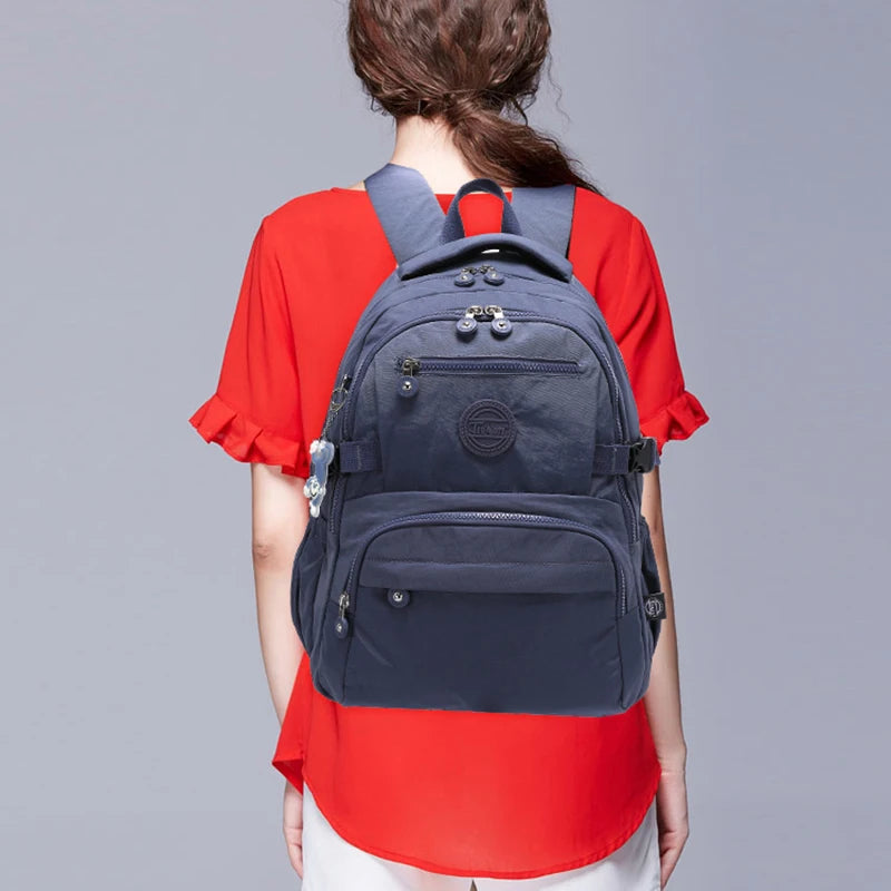 Luxury Waterproof Travel Backpack – Stylish Large School Bag for Teens