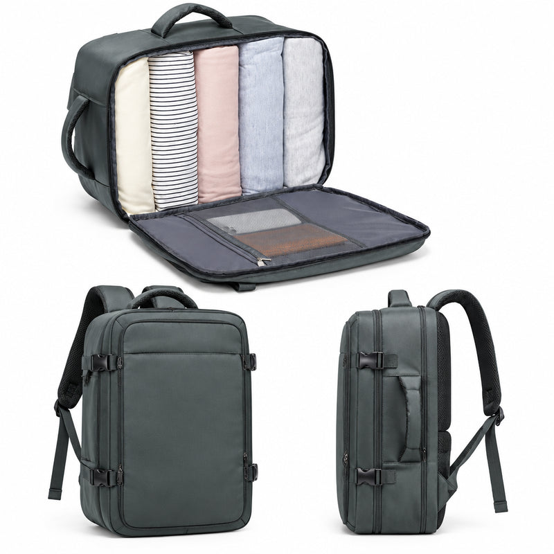 40×30×20cm Cabin Travel Backpack – Underseat Carry-On & Laptop Bag