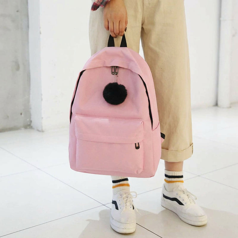 Printed Leaf Backpack – Large Capacity Stylish School & Travel Bag