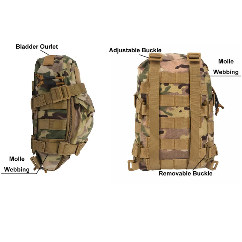 Tactical Hydration Pack – Lightweight MOLLE Water Backpack
