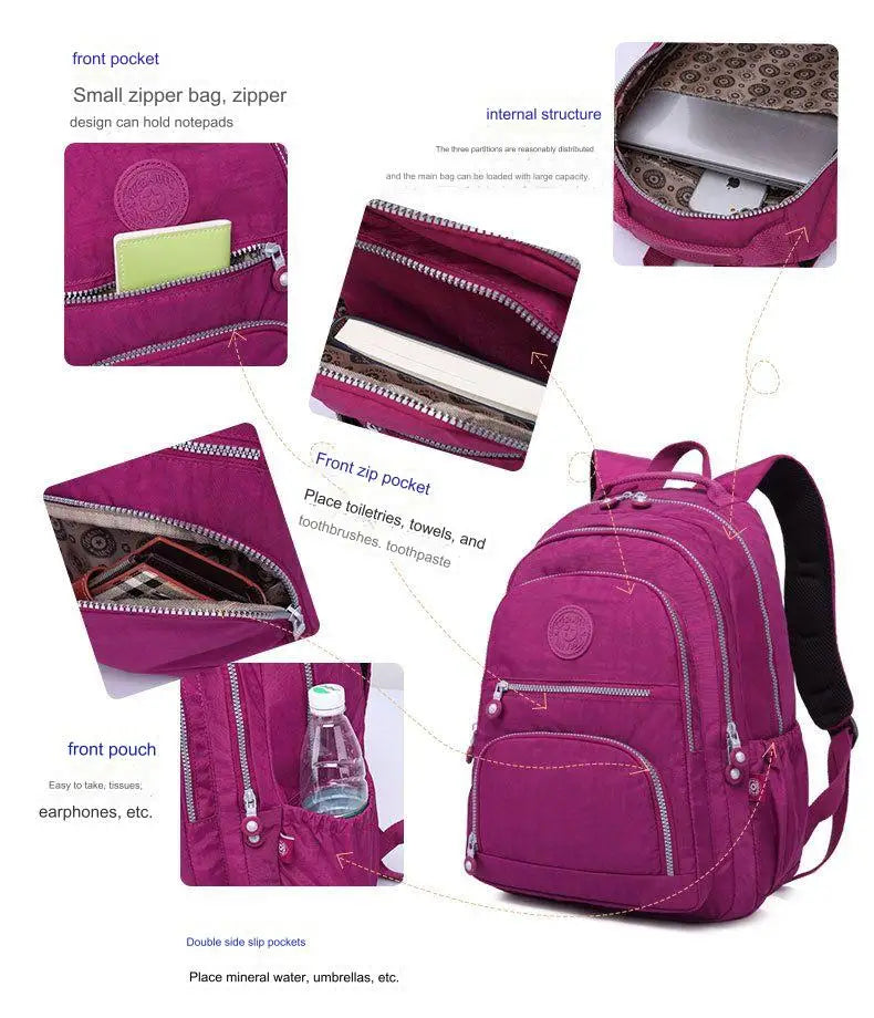 Water-Resistant School Backpack ā Stylish Laptop & Travel Backpack for Teens & Adults