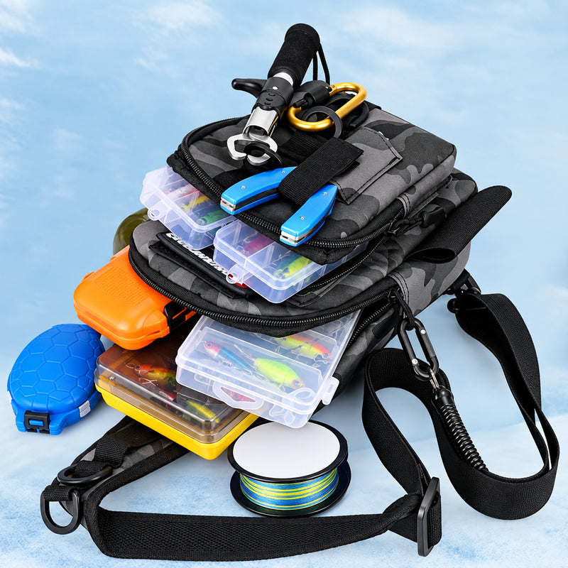 Multi-Function Fishing Bag – Nylon Gear & Bait Backpack
