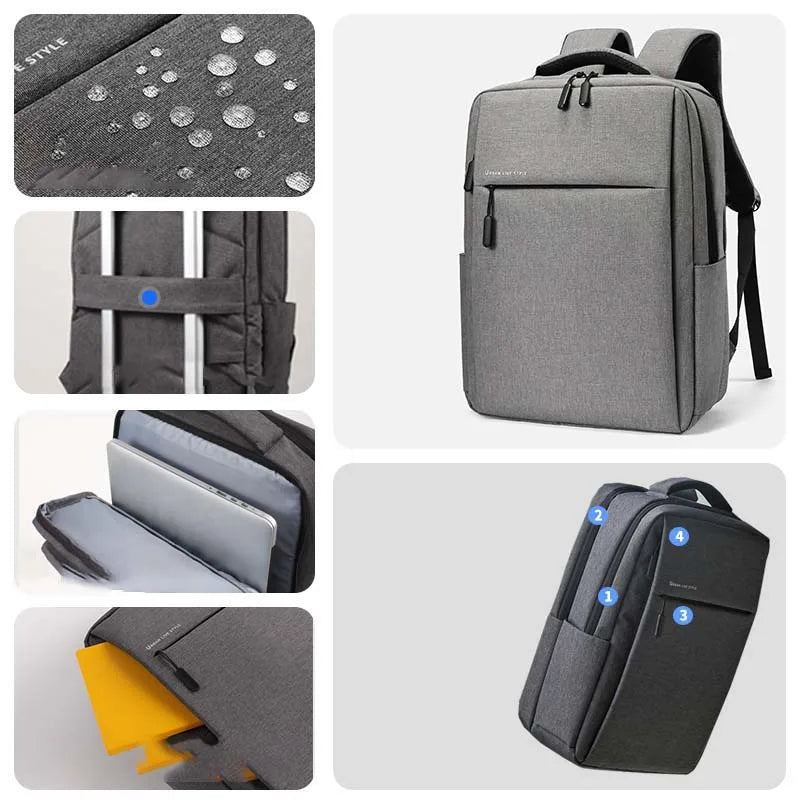 17.3" Laptop Backpack – Waterproof, Large Capacity & Multi-Pocket