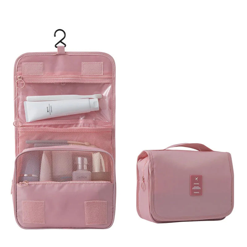 Large Waterproof Makeup Bag – Travel & Toiletry Organizer