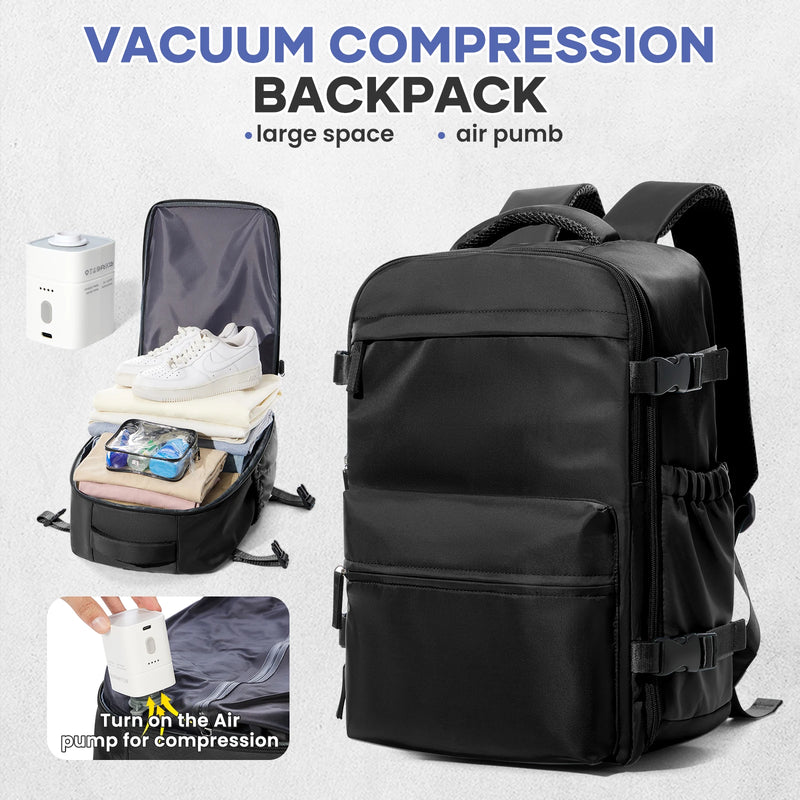 Expandable Travel Backpack – Large Capacity Laptop Backpack for Business, Travel & Everyday
