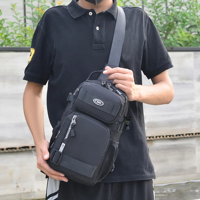 Men's Lightweight Crossbody Bag – Large Capacity