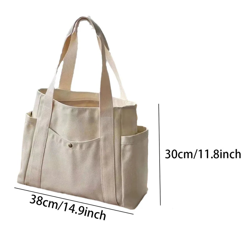 Large Canvas Tote Bag – Stylish & Practical