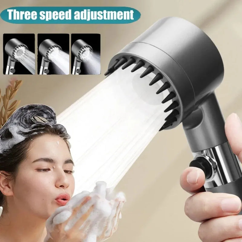 3-Speed Filtered Massage Shower Head