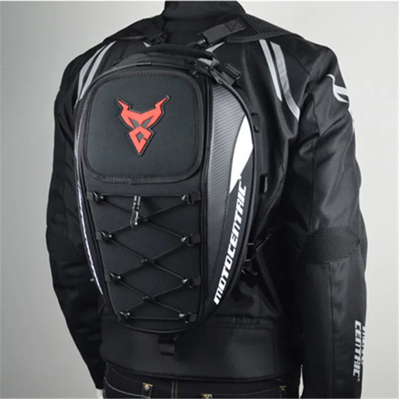 Waterproof Motorcycle Backpack – Multifunctional Tail Bag