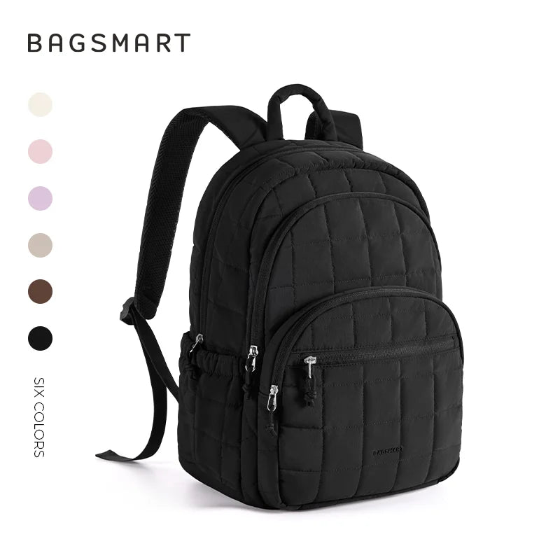 Women’s Quilted Travel Backpack – Stylish Laptop & Everyday Bag
