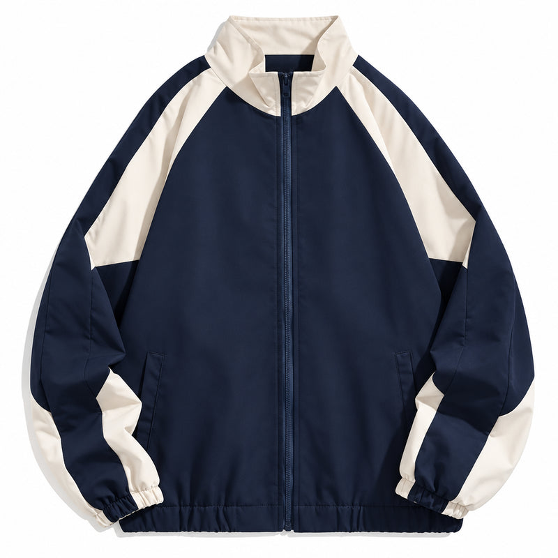 Men’s Reflective Windbreaker – Zipper, Lightweight & Streetwear