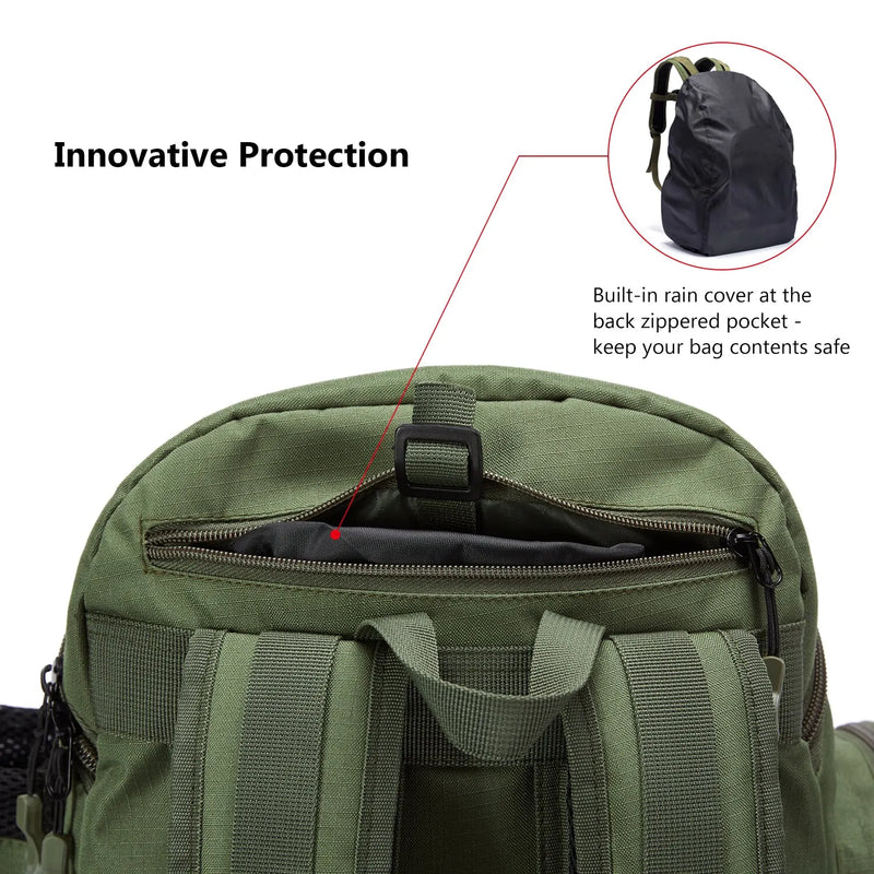 Bassdash Tactical Fishing Backpack – Lightweight & Multifunctional