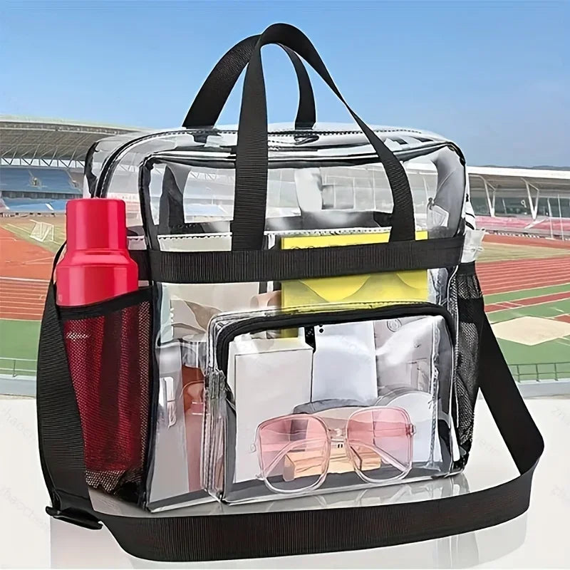 Transparent PVC Travel Bag – Large Capacity & Easy-Clean Design