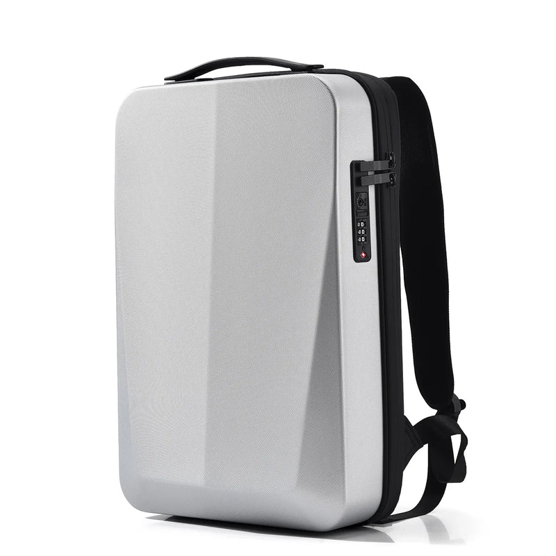 Men's Hard Shell Laptop Backpack – Waterproof, Large Capacity & Multi-Functional