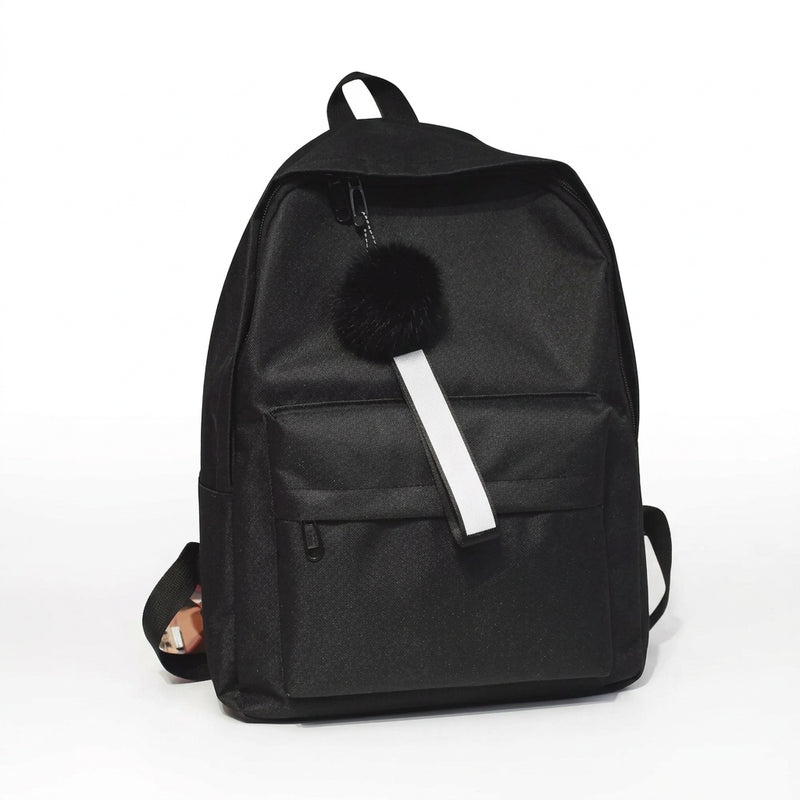 Printed Leaf Backpack – Large Capacity Stylish School & Travel Bag