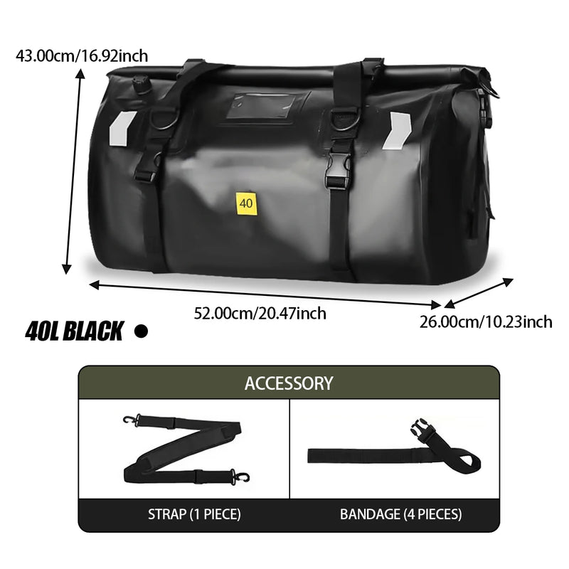 Waterproof Motorcycle Tail Bag