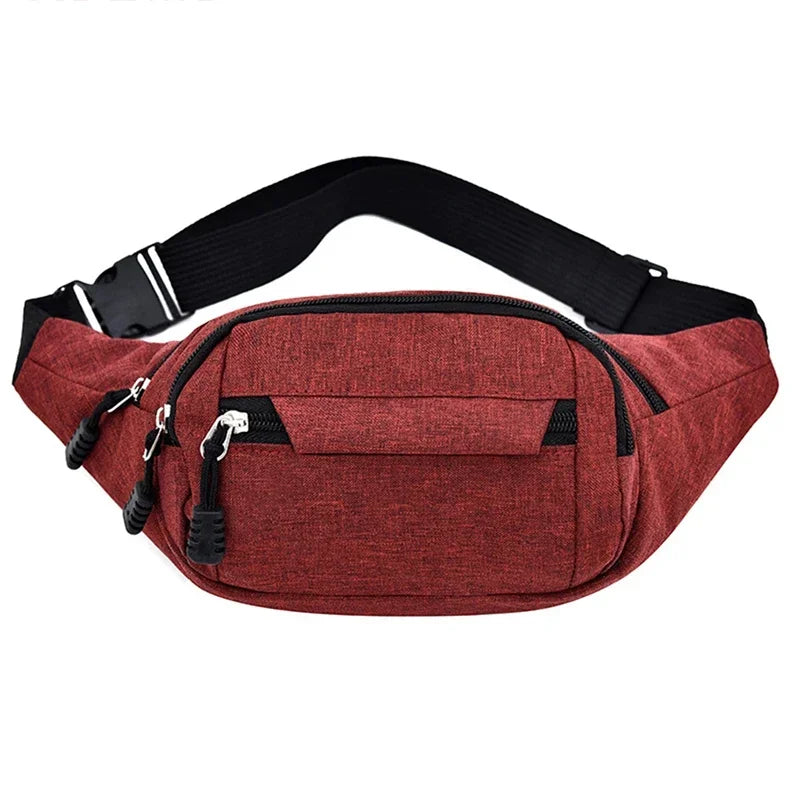 Multifunctional Waist Bag – Large Capacity & Water-Resistant