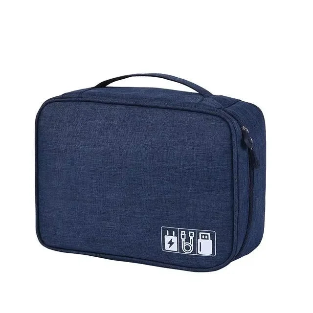 Layer Digital Storage Bag – Multifunctional Cable & Power Bank Case