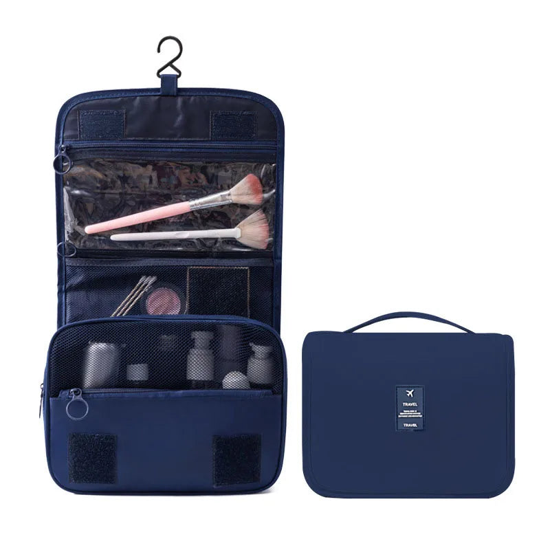 Large Waterproof Makeup Bag – Travel & Toiletry Organizer
