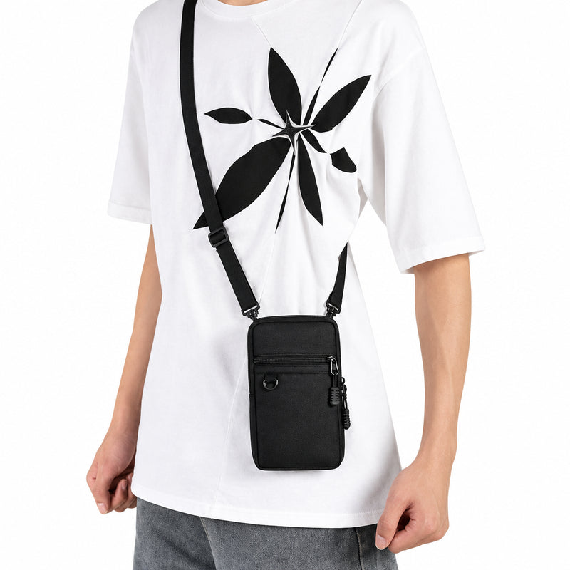 Men’s Mini Waist Bag – Multifunctional Crossbody Phone Pouch