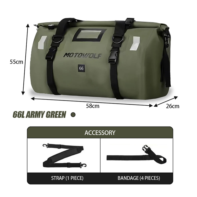 Waterproof Motorcycle Tail Bag