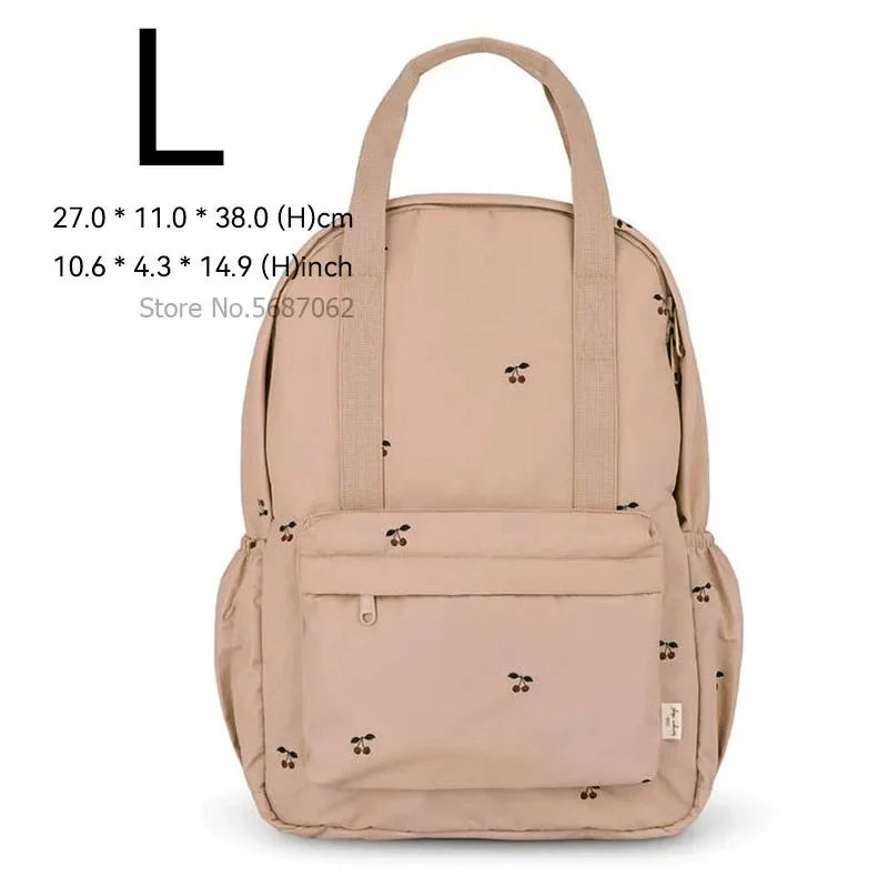 Kids Cherry Backpack – Cute Parent-Child Travel & School Bag