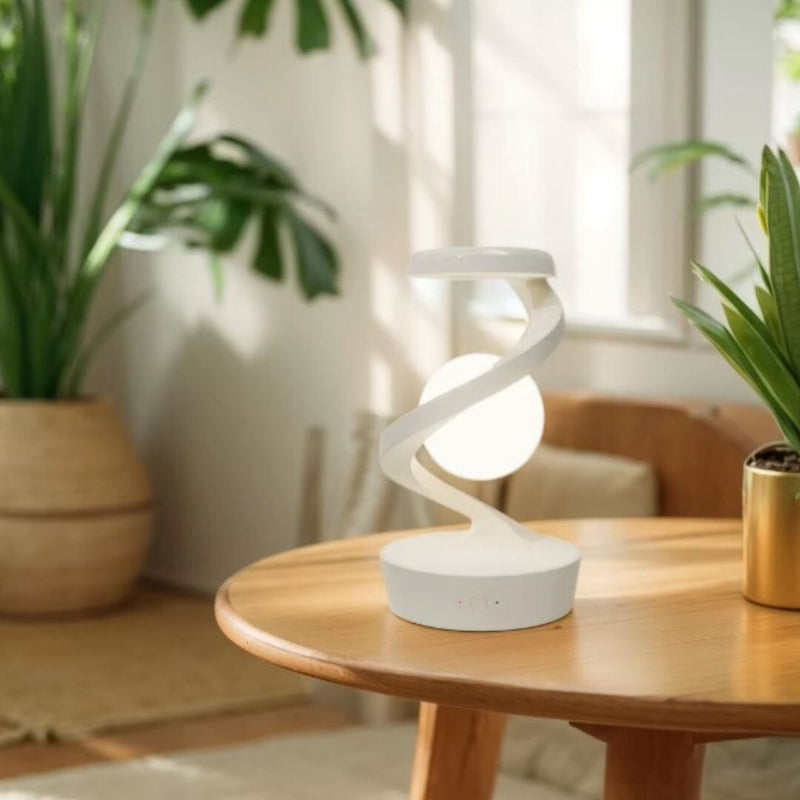 Luminária Abajur de Mesa Flying 3D Recarregamento Sem fio e RGB Abajur - 0042 Conceito