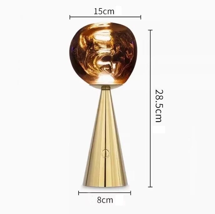 Luminária Abajur de Mesa Luxuoso Lava Macaron Conceito
