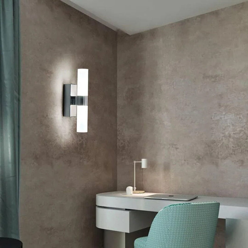 Luminária Arandela de Parede Bastão Lunar 3D em Led ### Conceito Fria