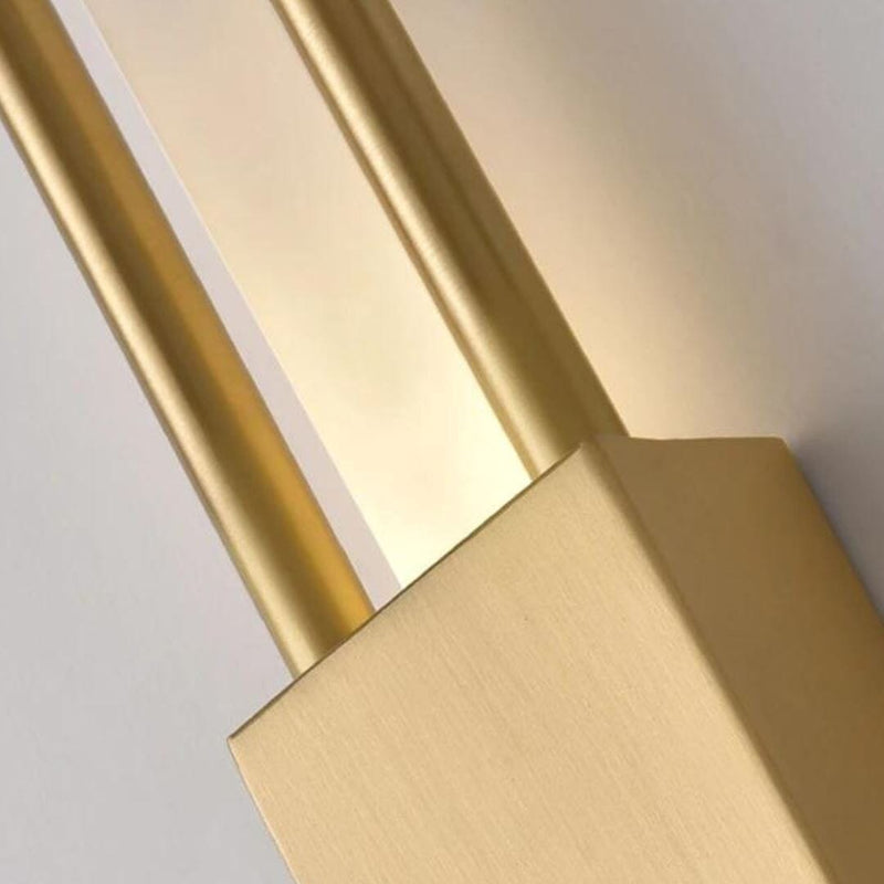 Luminária Arandela de Parede Kaya Dourada Arandela 0044 Conceito