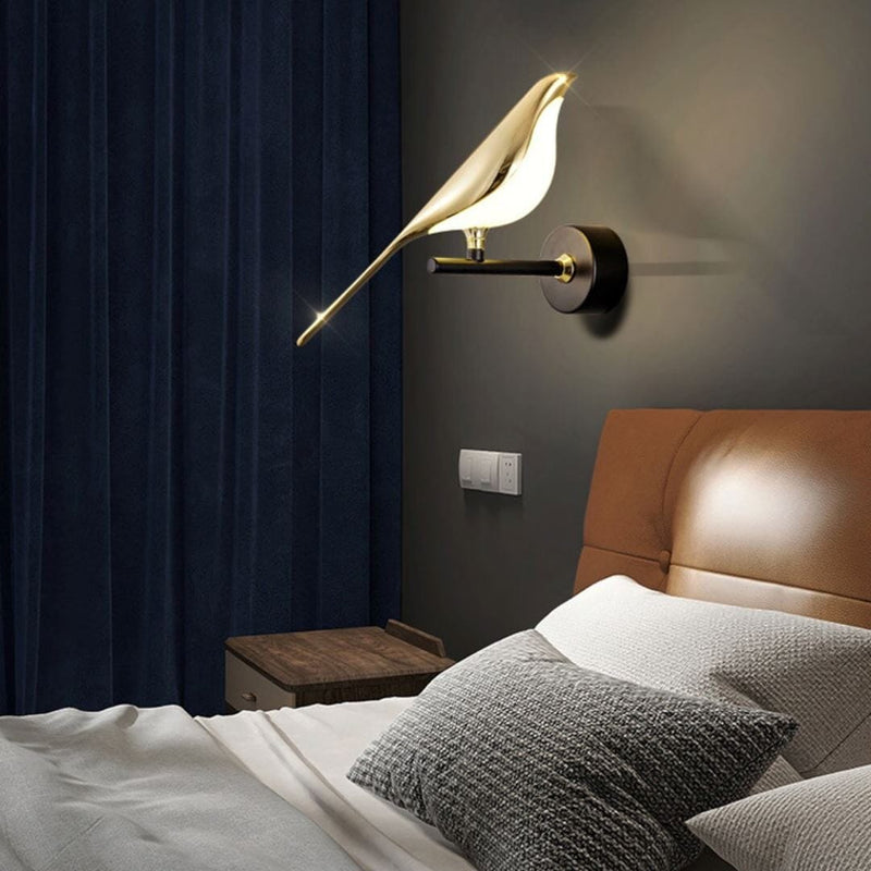 Luminária Arandela de Parede Pássaros Conceito 01 Unidade Quente