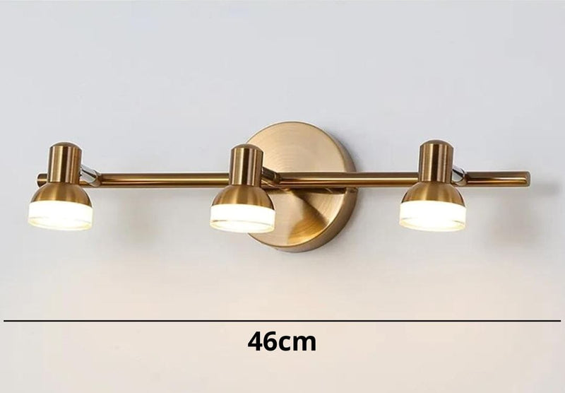 Luminária Articulada Trilho Montana (3 holofotes) Arandela 0039 Conceito