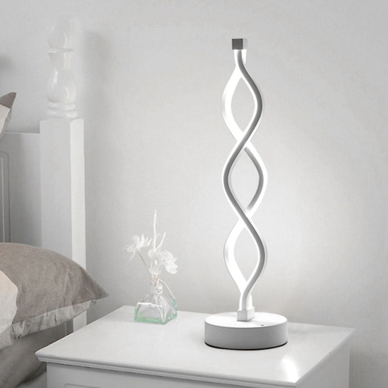 Luminária de Mesa Espiral Dupla luzes projeto-150 Luz Fria