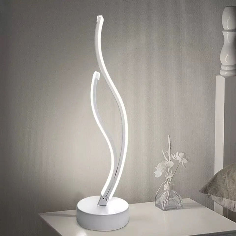 Luminária de Mesa Espiral Ivar em Led luzes projeto-150 2 - Luz Branca
