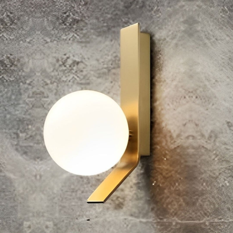 Luminária Luxuosa Arandela de Parede Esfera Clean em Led Arandela - 0031 YuDome