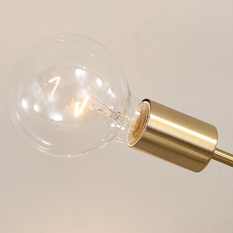 Lustre Luminária de Teto Sputnik Dourado (06 lâmpadas) luzes Conceito